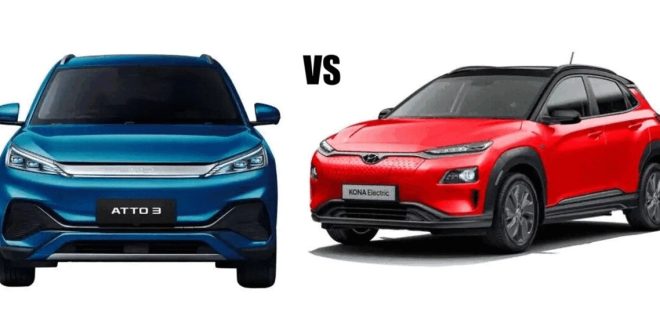 Mobil Listrik BYD Atto 3 vs Hyundai Kona Electric, Siapa Pemenangnya?